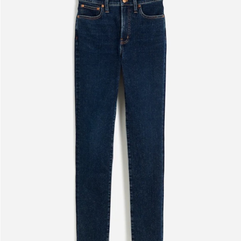 Madewell Women's Dark Blue Skinny Jeans - Picture 9 of 10